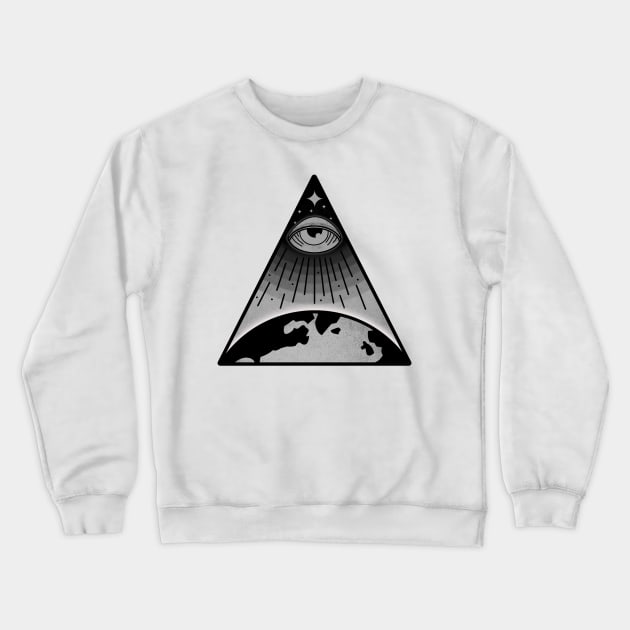 Always Seeing Crewneck Sweatshirt by bendiablo